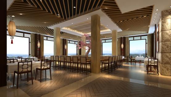 重庆南山加勒比山田居餐厅装修施工效果图